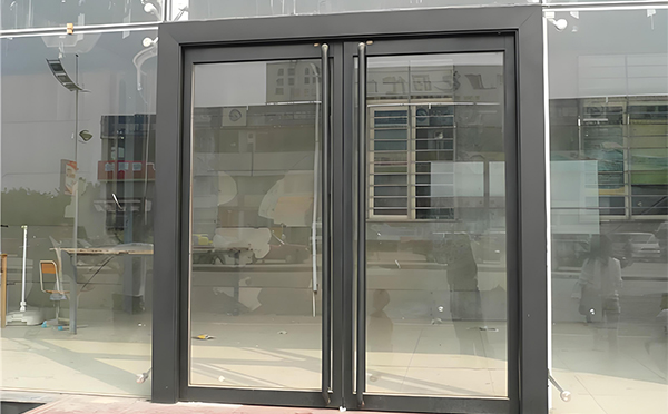 温宿玻璃地弹门